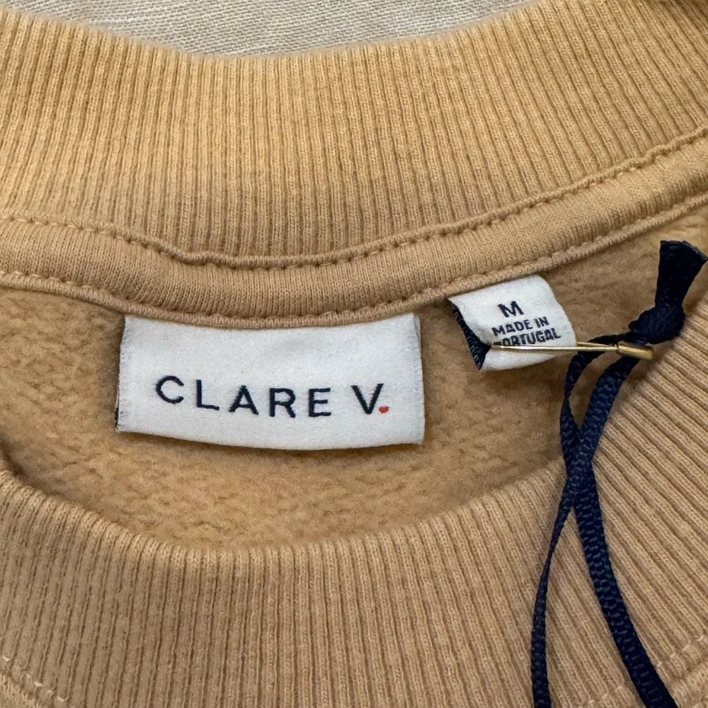 Clare V Ciao Tan Sweatshirt - Picture 3 of 3